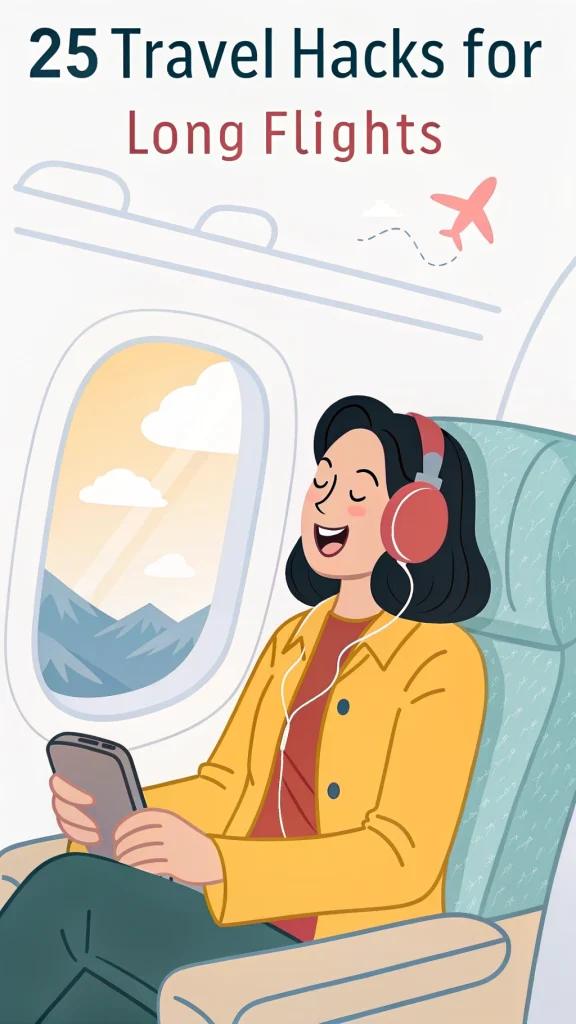 026 25 Travel Hacks for Long Flights - GuidesTips
